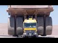 Extreme Large Truck Operator Modern, Dangerous Heavy Equipment Machines Working