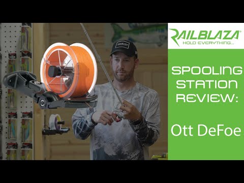 Ott DeFoe Reviews The NEW RAILBLAZA Spooling Station Fishing Line