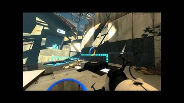 Portal 2 - Solving an easy puzzle
