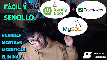 ¿CÓMO HACER UN CRUD(Guardar, Mostrar, Modificar y Eliminar)Java SpringBoot,Thymeleaf  y MySQL? FÁCIL