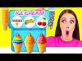 ミステリーアイスクリームチャレンジ | 素晴らしいらしい食べ物のハック Fun Teen