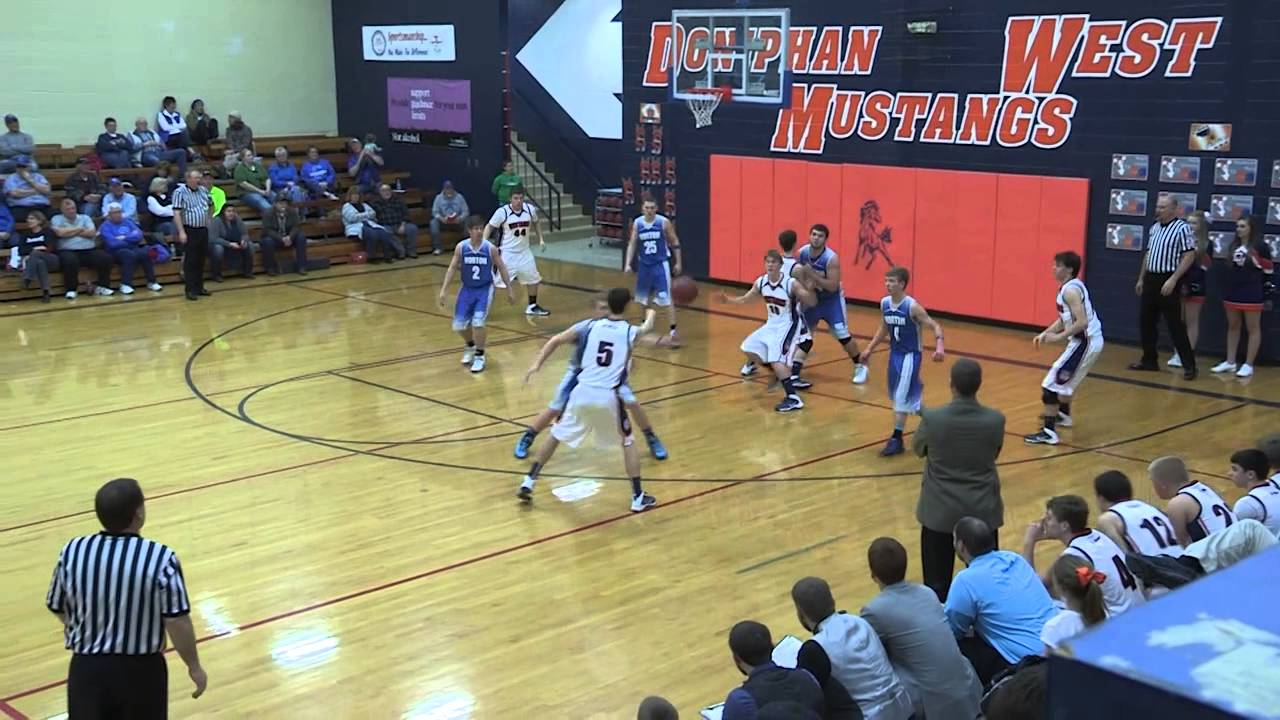 Horton High School Basketball vs Doniphan West 2/28/2014 YouTube