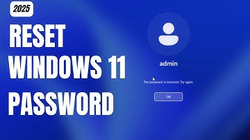 Reset Windows 11 Password  Without Any Software (2025)