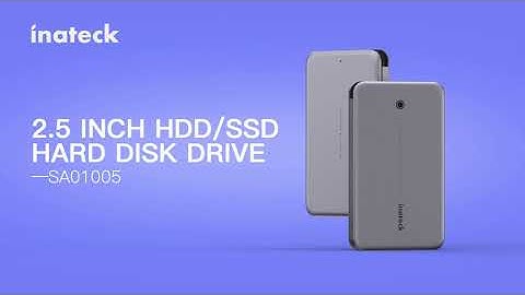 Inateck Aluminum Hard Drive Enclosure for 2.5 Inch HDD/SSD SA01005