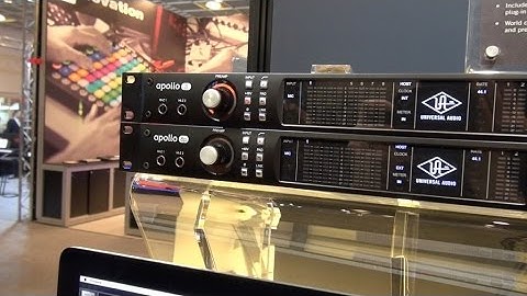 [Musikmesse] Universal Audio Apollo 8 & 8p (français)