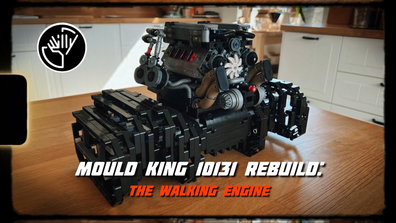 Mould King 10131 Rebuild | The Walking Engine | LEGO Technic - YouTube