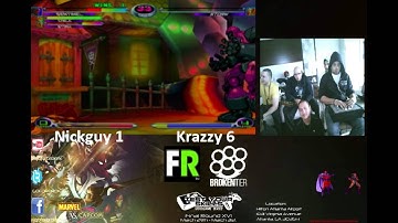 Final Round 16 Marvel vs Capcom 2 Krazzy vs Nickguy