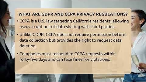 What Are GDPR And CCPA Privacy Regulations? - Everyday-Networking