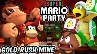 ABM: SUPER MARIO PARTY !! GOLD RUSH MINE !! Partner Party !! HD