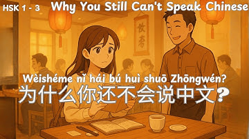 为什么你还不会说中文? Wèishéme nǐ hái bú huì shuō Zhōngwén? Why You Still Can