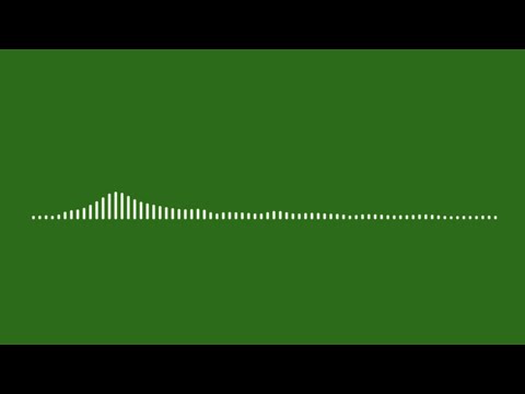 Audio Spectrum Visualizer Green Screen 