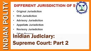 Indian Judiciary: Supreme Court Part 2 | Indian Polity | SSC CGL, UPSC | by TVA