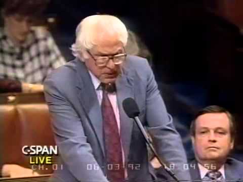 Bernie Sanders: The System Is In Contempt! (6/3/1992) - YouTube