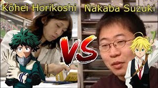 ¿Quién dibuja mejor, Kōhei Horikoshi o Nakaba Suzuki? / Nanatsu no Taizai VS Boku no Hero Academia