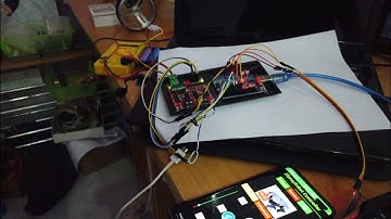 Điều khiển xe Arduino qua Bluetooth - Chế độ chạy Liên Tục - jSprayRobot Controller Test