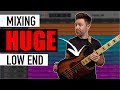 Mixing bass guitar for huge low end
