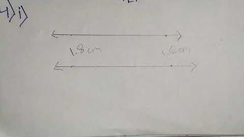 How to measure distance between parallel lines