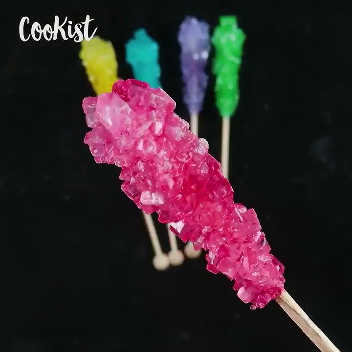 Sugar crystals: here's how to make tasty canes
