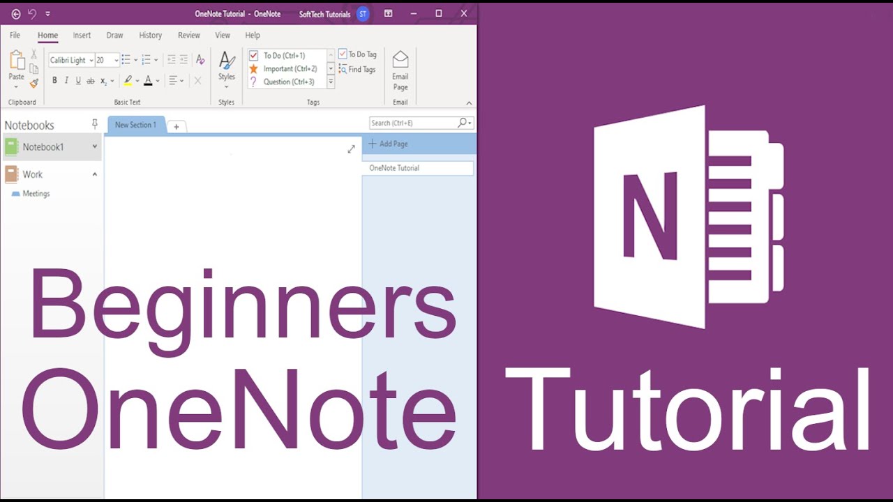 OneNote for Beginners - [Microsoft Tutorial] - YouTube