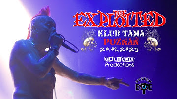 🔥The Exploited - Live Full Concert 🎸 Poznań, Poland | Klub Tama 20.01.2025 (Multicam)