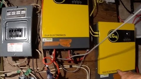 Split Phase Configuration 120 / 240 3KW EG4 Inverter Setup  (with troubleshooting)
