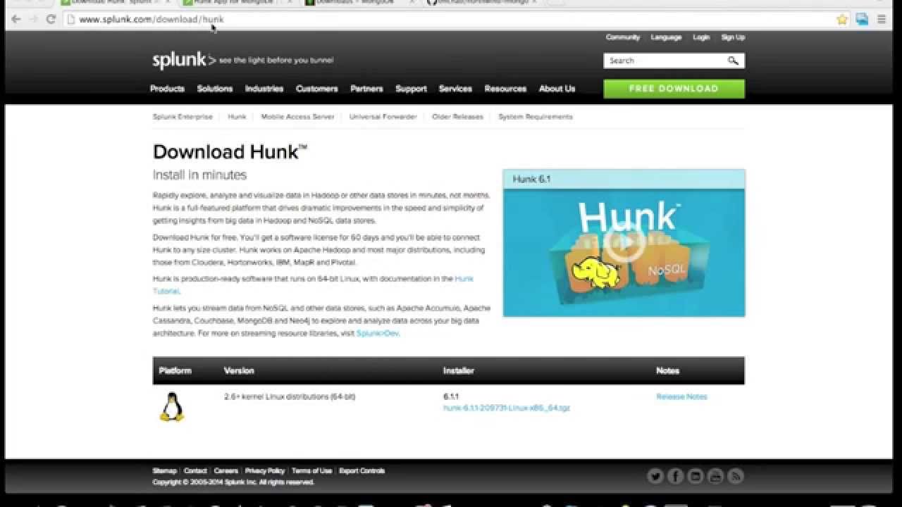 Hunk MongoDB Setup YouTube Hunk mongodb setup youtube