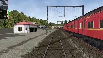 Openrails: Flinders Street - Flemington Racecourse timelapse