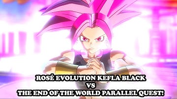 END OF THE WORLD IN XENOVERSE 2! KEFLA BLACK (SSJ ROSÉ EVOLUTION) VS HARDEST PARALLEL QUEST EVER!