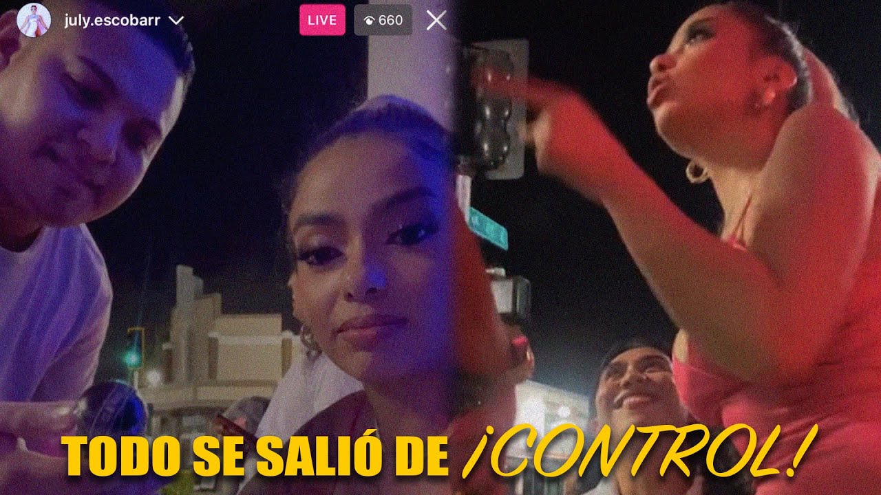 July FURIOSA confronta al hermano de Xclusive en su discoteca | El Lengüetazo