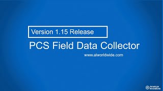 PCS Field Data Collector v1.15 Release