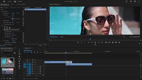 How to create a Zoom Through Sunglasses Transition effect, in Premiere Pro (tutorial)