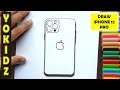 HOW TO DRAW APPLE IPHONE 12 PRO