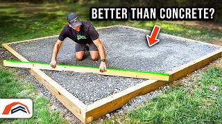 Don't Pour Concrete for Your Shed, Do THIS Instead!