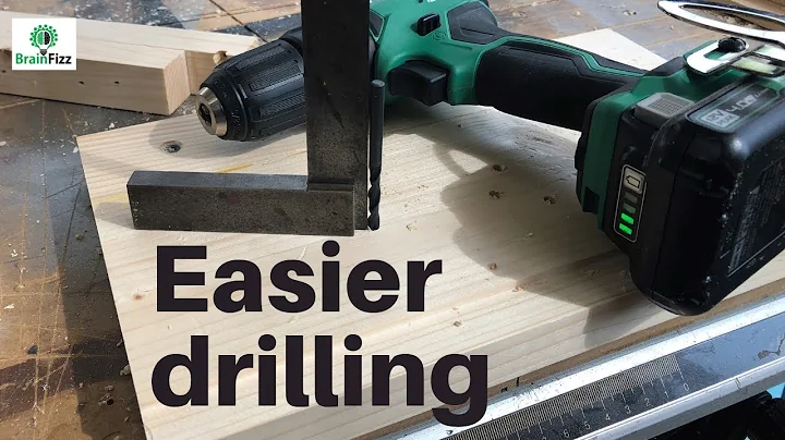 Drill plumb holes without a drill press or pillar drill.