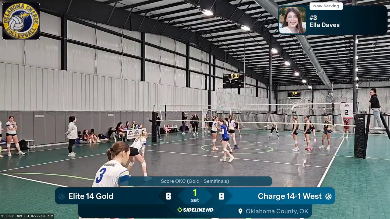 Charge 14-1 West vs. Elite 14 Gold (2026.02.22)