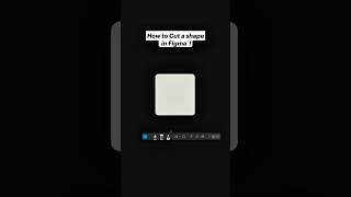 How to Cut a shape in Figma | Quick Figma Tutorial #Shorts