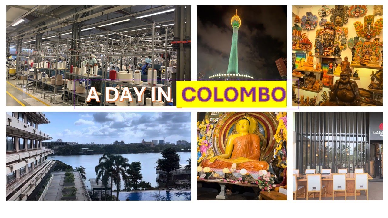 A Day in Colombo | Factory visit, Japanese Food, Shopping & Gangaramaya ...