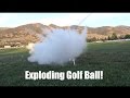 What&#39;s inside an Exploding Golf Ball?