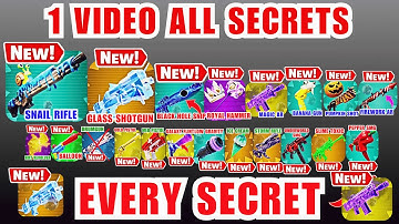 How to get every secret in 1v1 with every gun