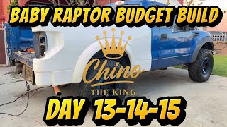 Baby Raptor Budget Build Day 13-14-15