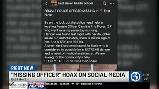 No, an officer is not missing in East Haven