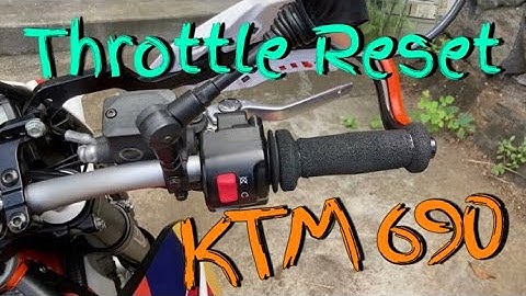 KTM 690 Throttle Position Sensor Reset (a Must Know)