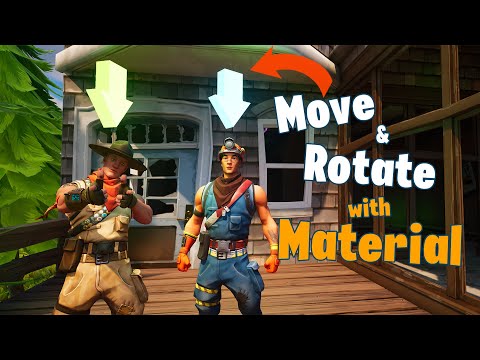 Easily Move & Rotate Object with Material - UEFN Tutorial