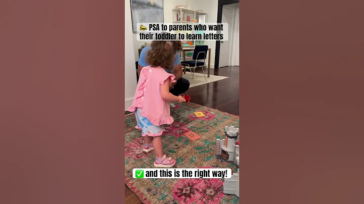 The right (and wrong) way to teach your toddler letters #shorts