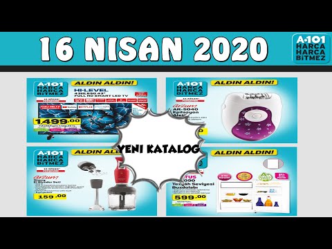 A101 16 NİSAN 2020 AKTÜEL KATALOGU | A101 AKTÜEL | 16 NİSAN A101 AKTÜEL ÜRÜNLERİ