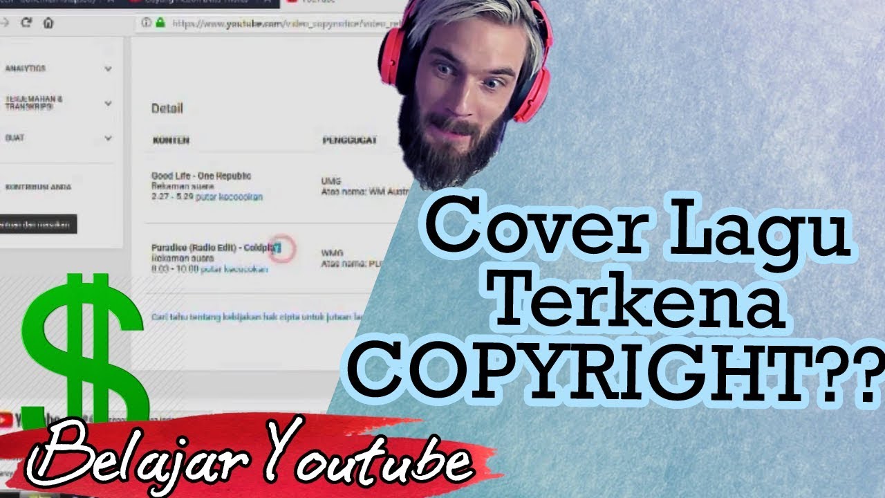 Cara Tidak Terkena Copyright Saat Cover Lagu Belajar Youtube Youtube