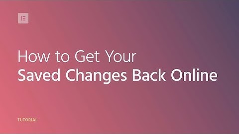 Technical Support: Your changes do not appear online? Here