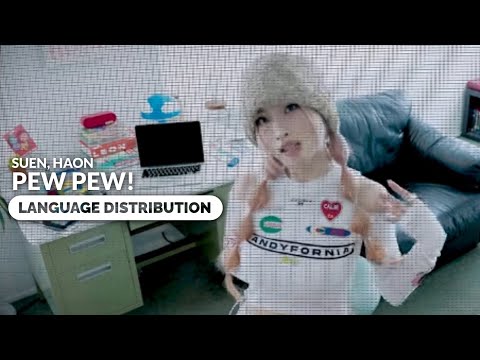 Suen, HAON - Pew Pew! | Language Distribution