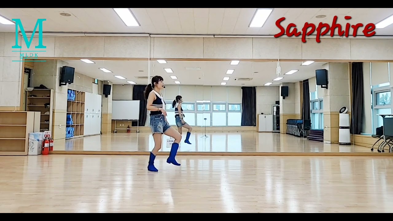 Sapphire Linedance/설명영상/#쉬운중급라인댄스/#Improver/#Sapphire/#민라인댄스코리아 #송파1지부/#MLDK 