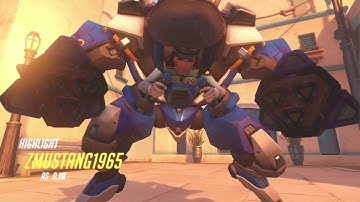 Overwatch - D. Va Highlight #3 (Capture the Flag - Ilios Well)